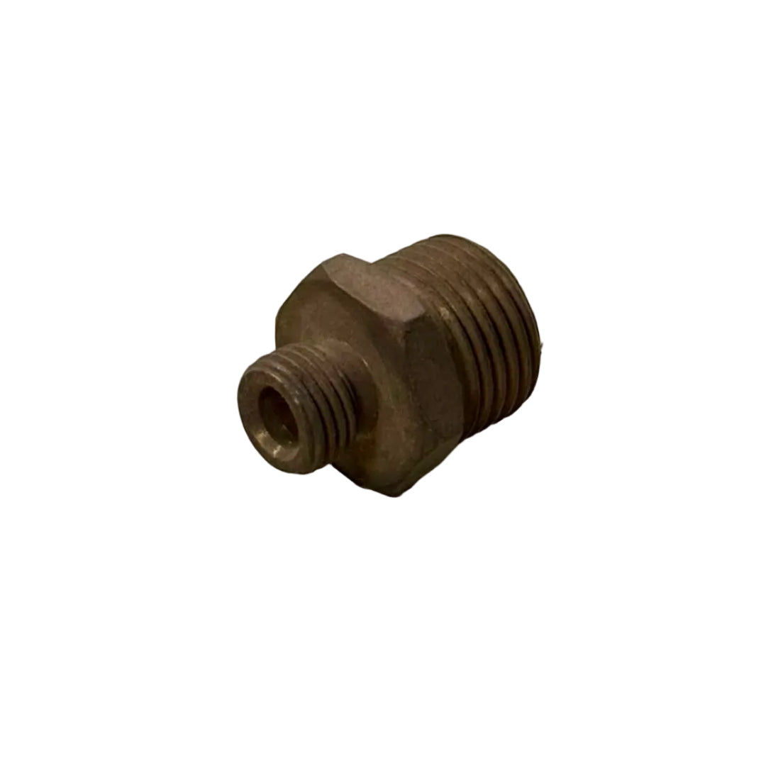 BRASS HEX NIPPLE 1/4 X 1/2