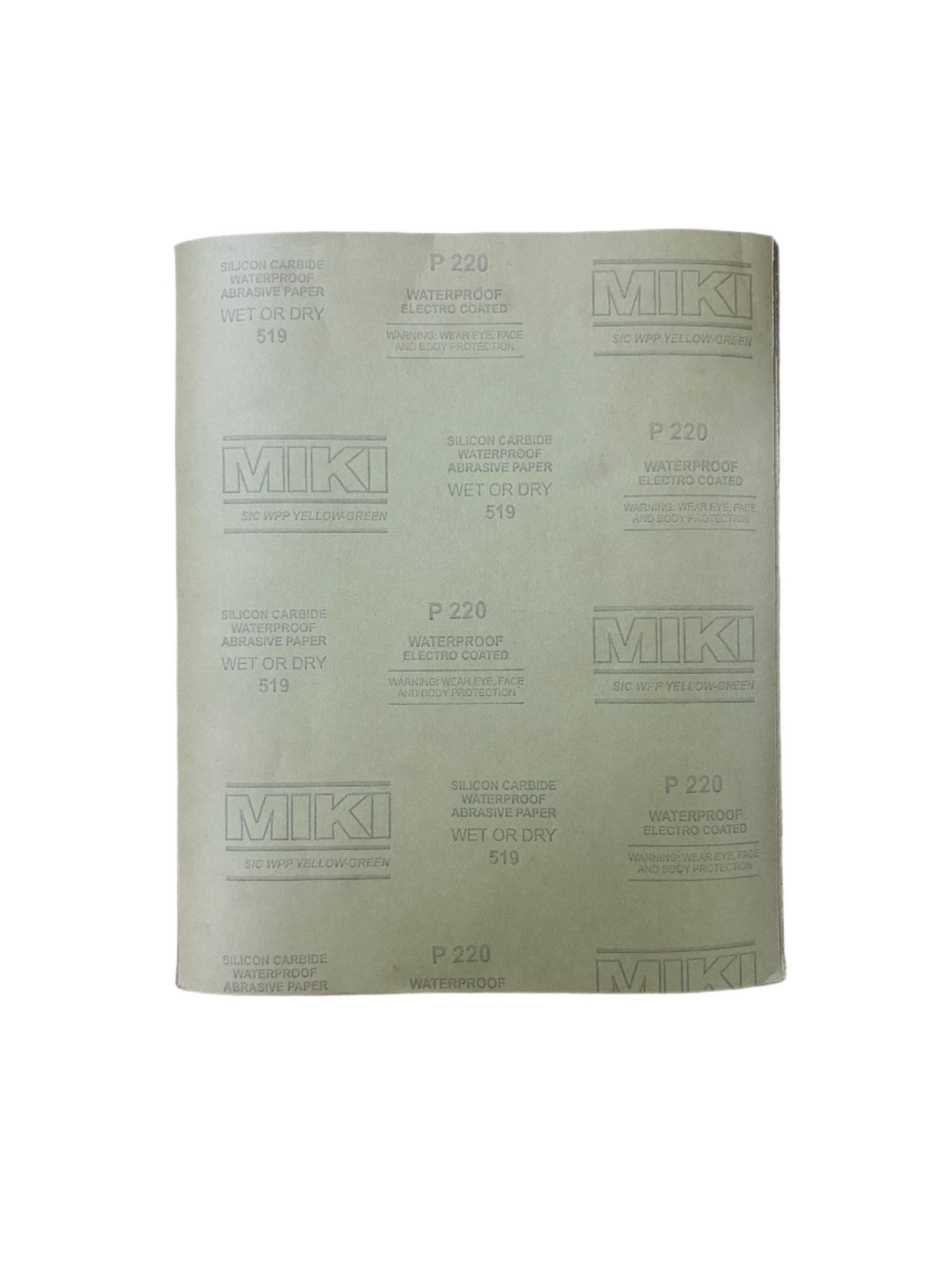 પાણી (રેતી) કાગળ (ગ્રીટ 220) (5 પીસીએસ)