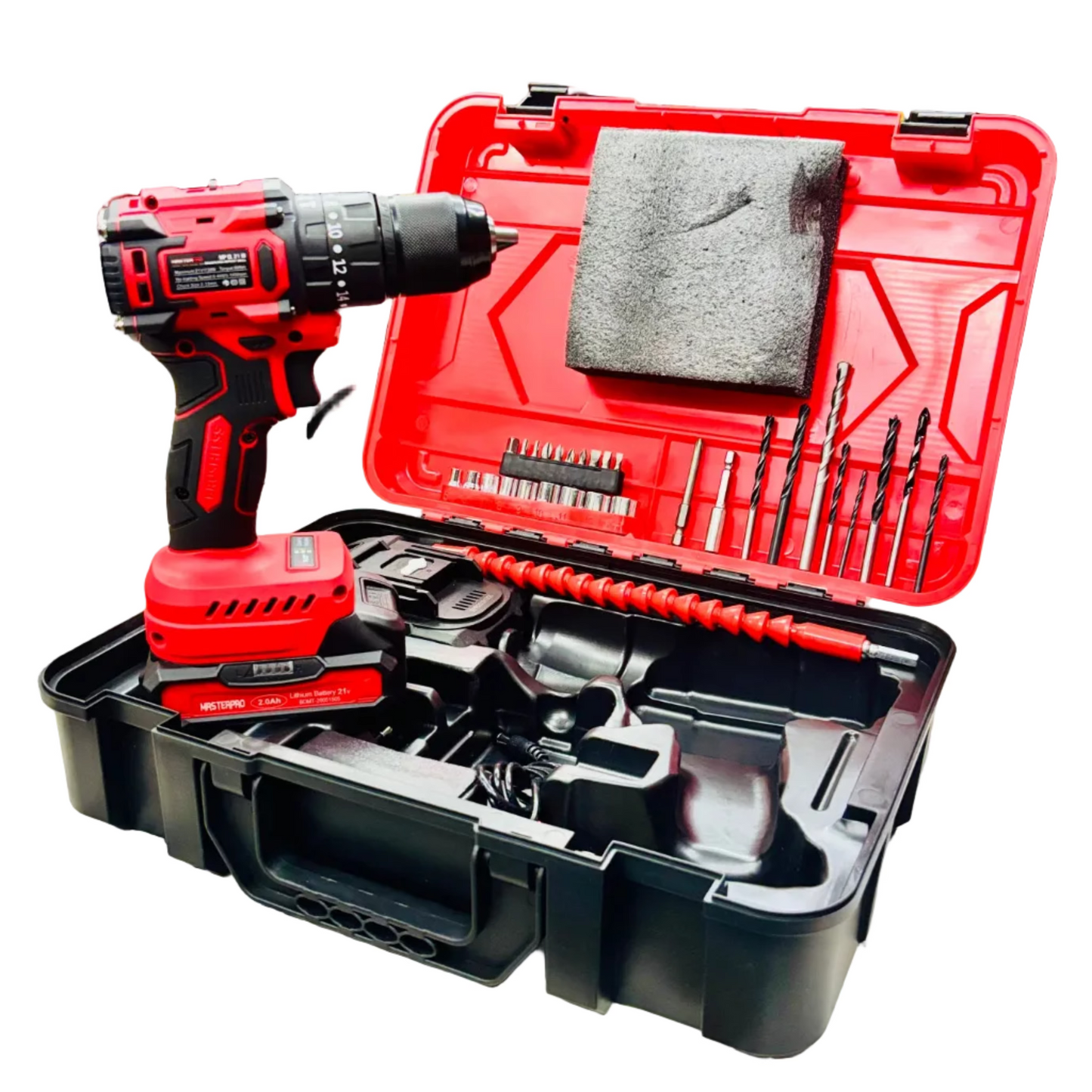 MASTERPRO 21V BRUSHLESS IMPACT DRILL COMBO KIT