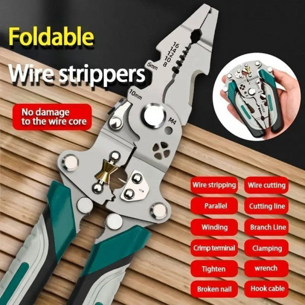 MULTI-FUNCTIONAL WIRE STRIPPER PLIER – HEAVY DUTY - Apna Hardware Store