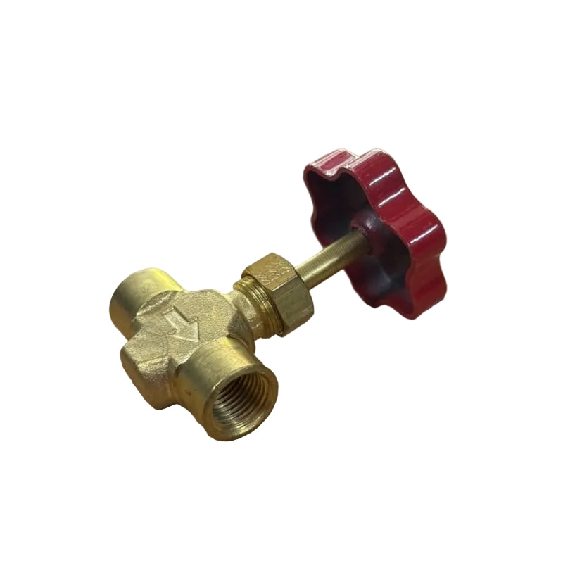 BRASS NEEDLE BALL VALVE 1/4 X 1/4 FEMALE