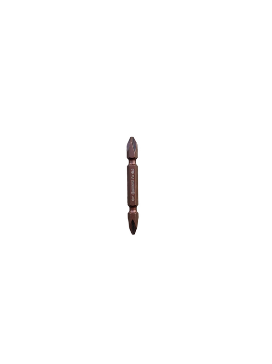 OAYKAY PHILIPS DOUBLE HEAD SCREW DRIVER BIT SIZE 1/4 "  (2.5 INCH LONG)