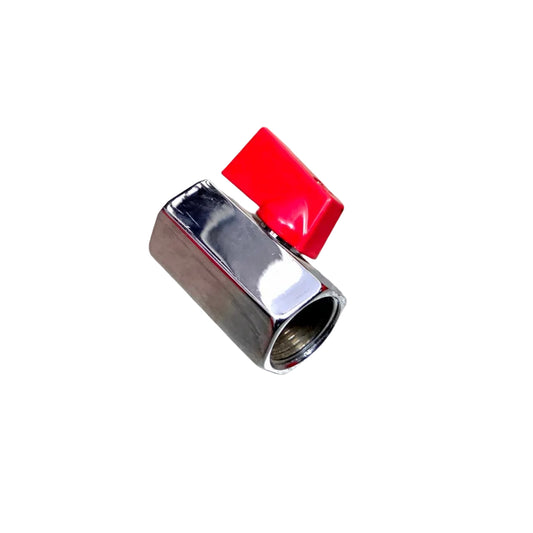BRASS MINI BALL VALVE (FEMALE X FEMALE) 1/2 X 1/2