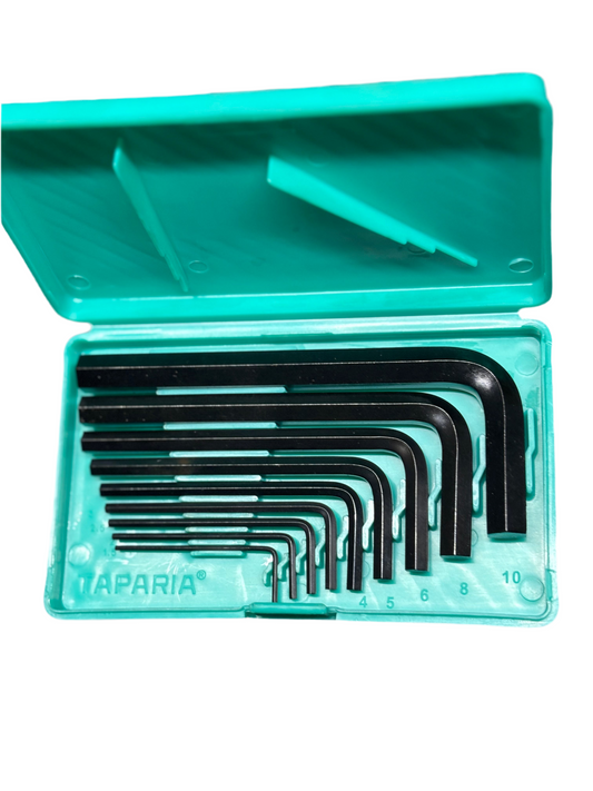 TAPARIA ALLEN KEY SET (1.5mm to 10mm)