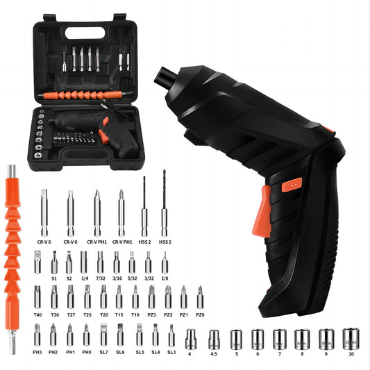 CORDLESS ELECTRIC SCREWRIVER 45 IN 1