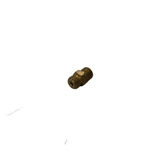 BRASS HEX NIPPLE 1/8 X 1/8