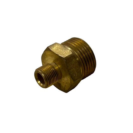 BRASS HEX NIPPLE 3/8 X 1"