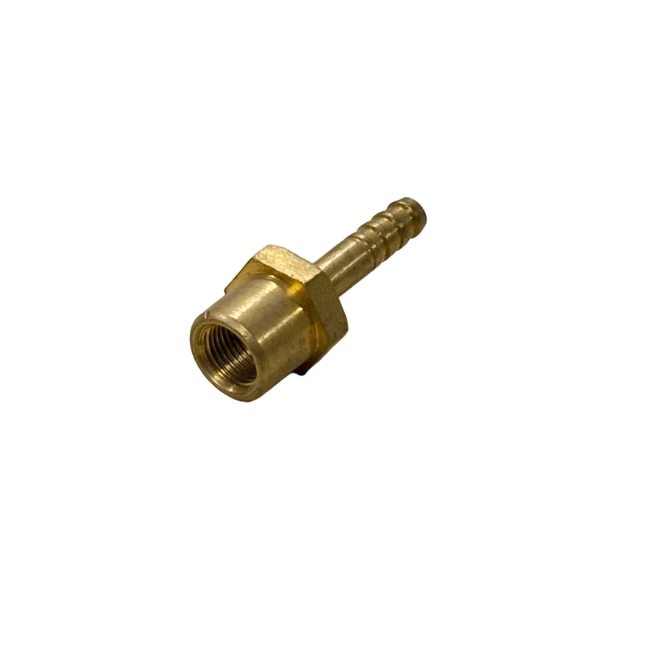 BRASS HOSE IPPLE FEMALE 1/8 X 1/8