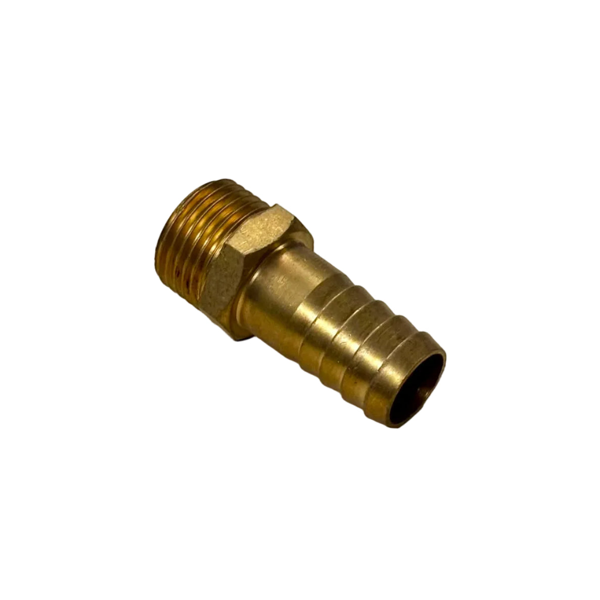 BRASS HOSE NIPPLE MALE 1/2 X 5/8