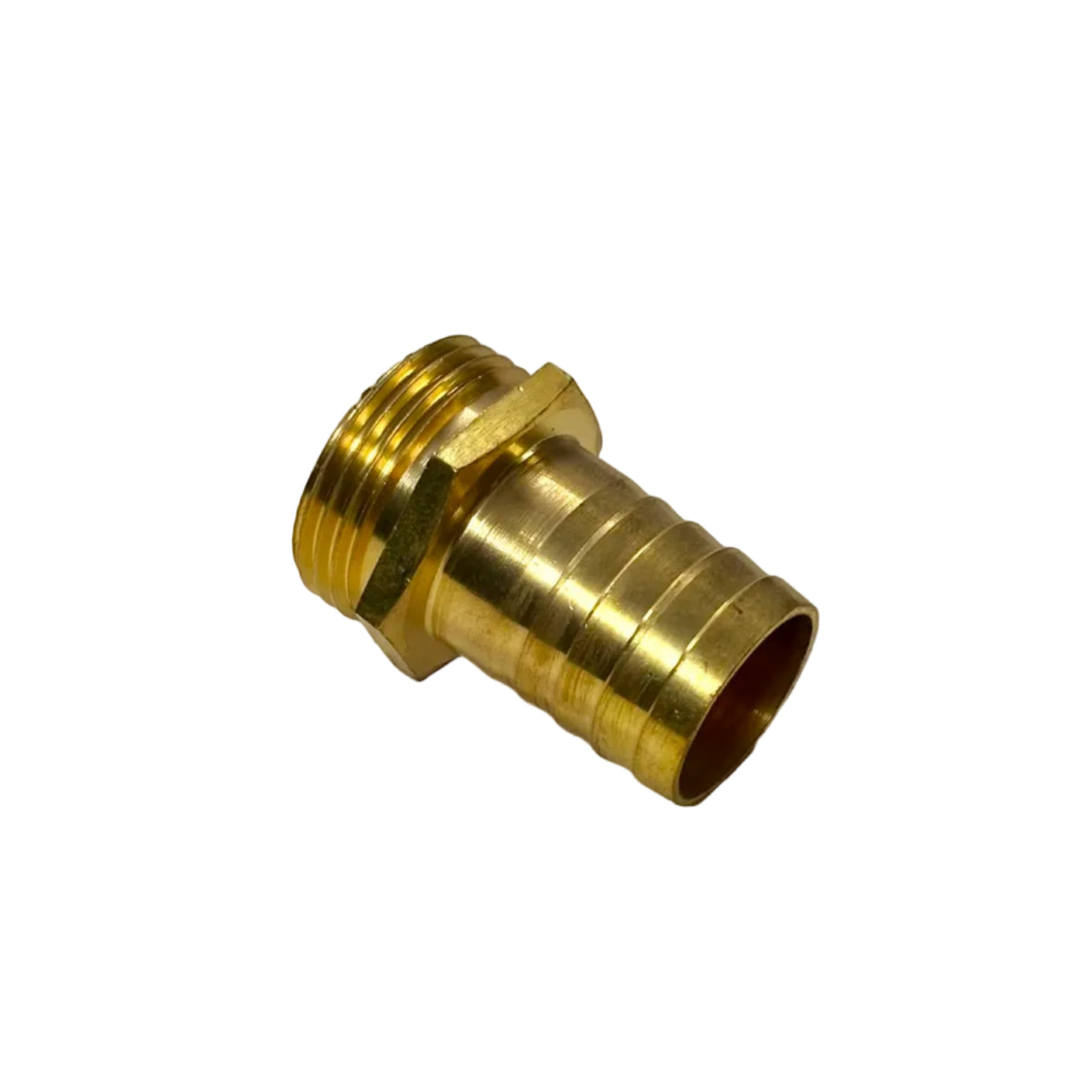 BRASS HOSE NIPPLE MALE 1" X 1"