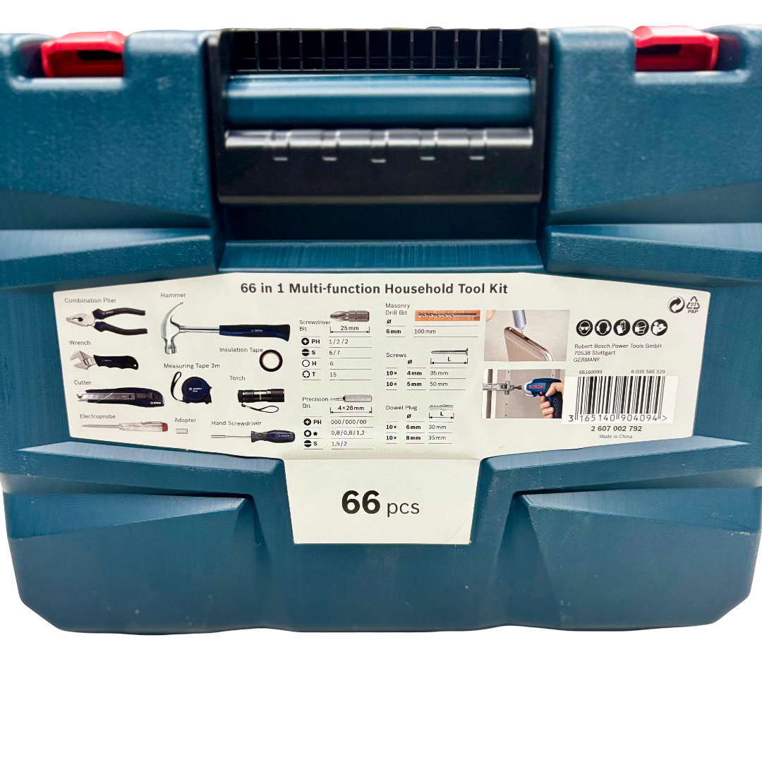 AHS 66 IN 1 MULTI-FUNCTION BOSCH TOOL KIT WITH CARRY CASE