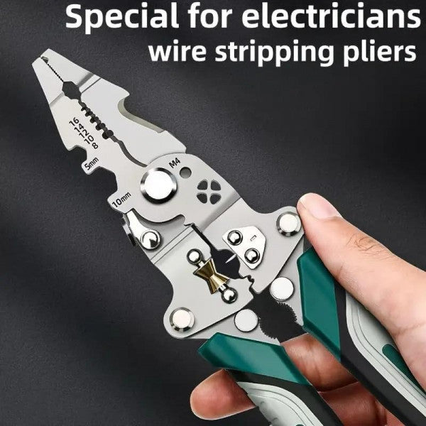 MULTI-FUNCTIONAL WIRE STRIPPER PLIER – HEAVY DUTY - Apna Hardware Store