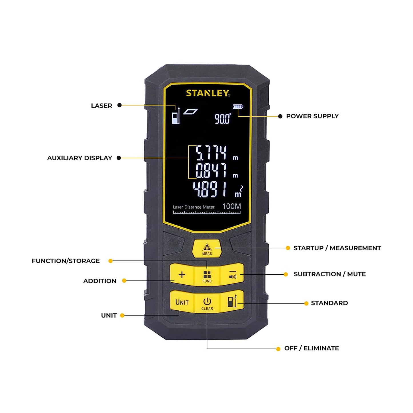 100M STANLEY LASER MEASURING TOOL