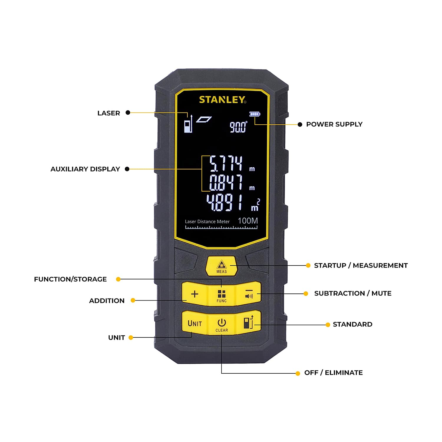 100M STANLEY LASER MEASURING TOOL