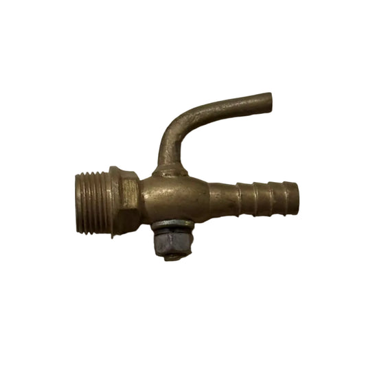 BRASS GAS COCK 3/8 X 3/8
