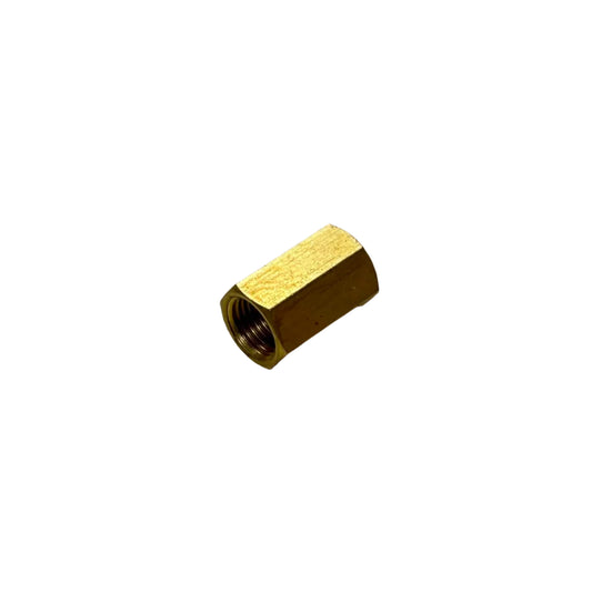 BRASS HEX SOCKET (COUPLING) 1/4"