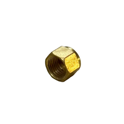 BRASS HEX DEAD NUT 1/4”