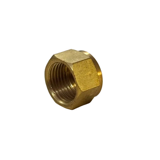 BRASSHEX DEAD NUT 1/2"