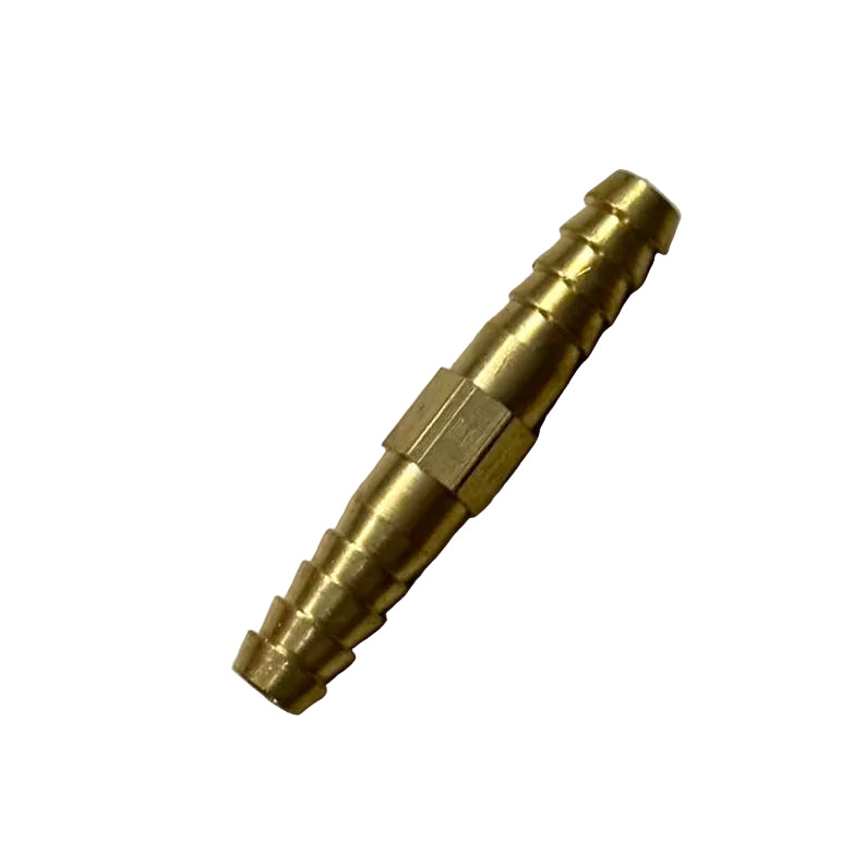 BRASS STRAIGHT JOINT NIPPLE 5/16” HOSE