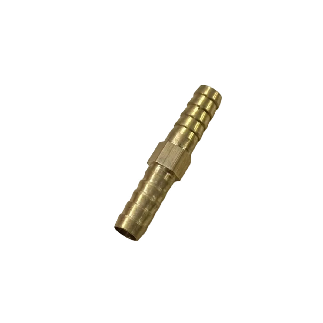 BRASS STRAIGHT JOINT NIPPLE 3/8” HOSE