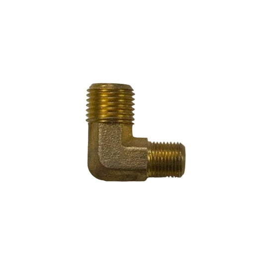 BRASS REDUCING ELBOW MALE 1/8” x 1/4”