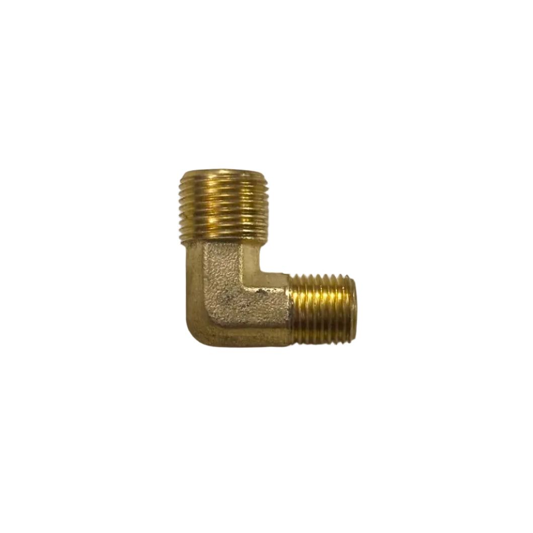 BRASS REDUCING ELBOW MALE 1/4” x 3/8” (BSP THREAD)