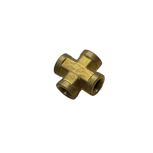 BRASS  FOUR WAY FEMALE THREAD 1/8” BSP