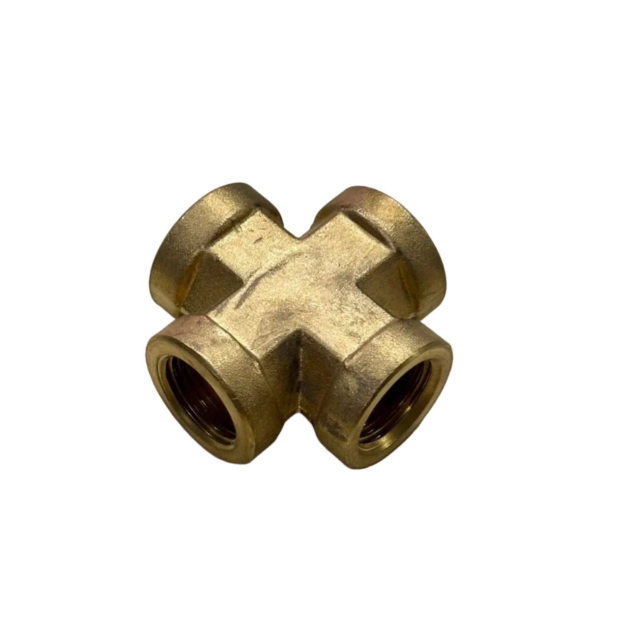 BRASS FOUR WAY FEMALE THREAD 1/2” BSP 