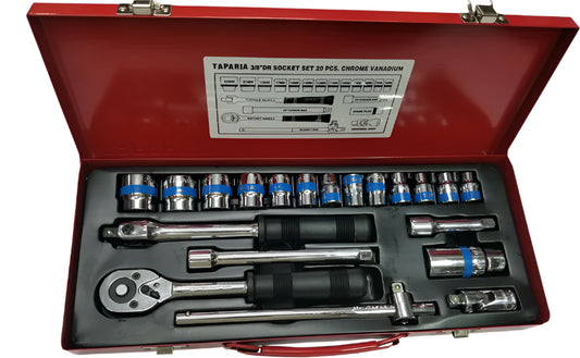 TAPARIA S 3/8 (9.5MM) DRIVE SOCKET SET